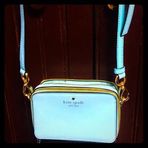 Kate Spade wallet in robins egg blue
